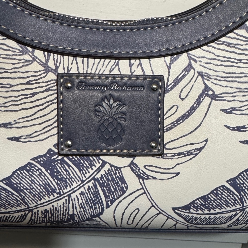 Stylish Tommy Bahama blue and White Women's Bag
